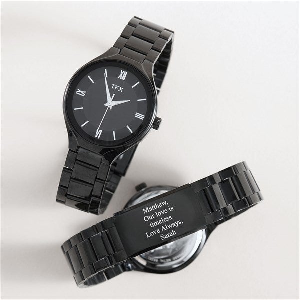 Men's TFX By Bulova Engraved Black Watch  - 50182