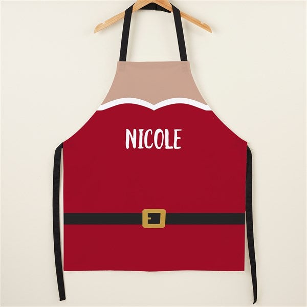 Santa Belt Personalized Christmas Apron  - 50190