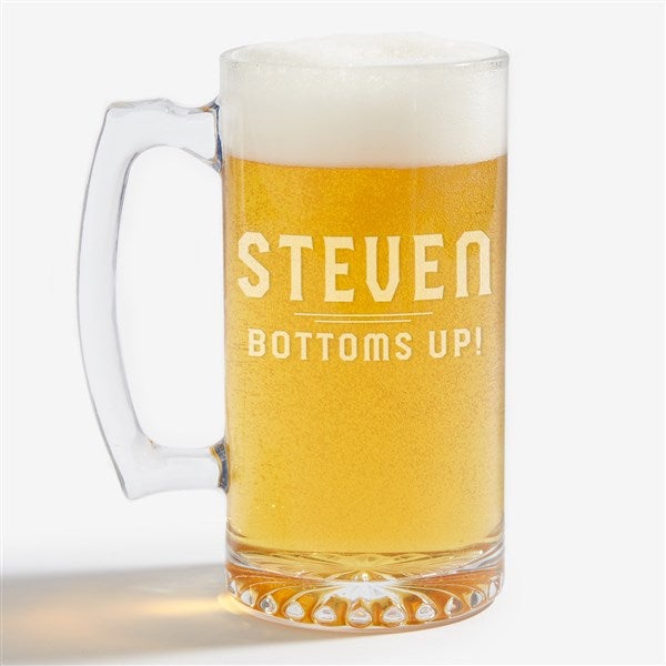 Classic Man Personalized Beer Mug - 50270