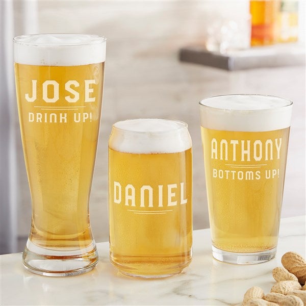 Maybe - Personalized Custom Beer Glass