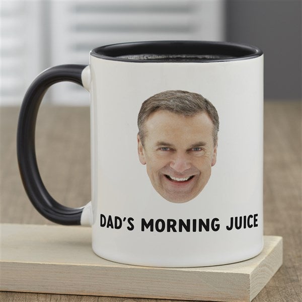 Photo Face Cutout Personalized Coffee Mugs - 50285