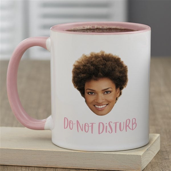Photo Face Cutout Personalized Coffee Mugs - 50285
