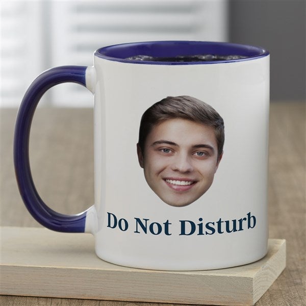 Photo Face Cutout Personalized Coffee Mugs - 50285