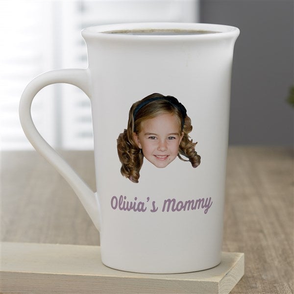 Photo Face Cutout Personalized Coffee Mugs - 50285