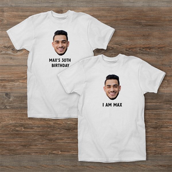 Photo Face Cutout Personalized Men&#39;s Shirts - 50288