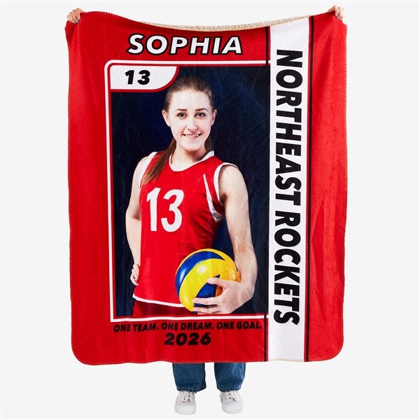 Sports Fan Personalized Blanket - 50317