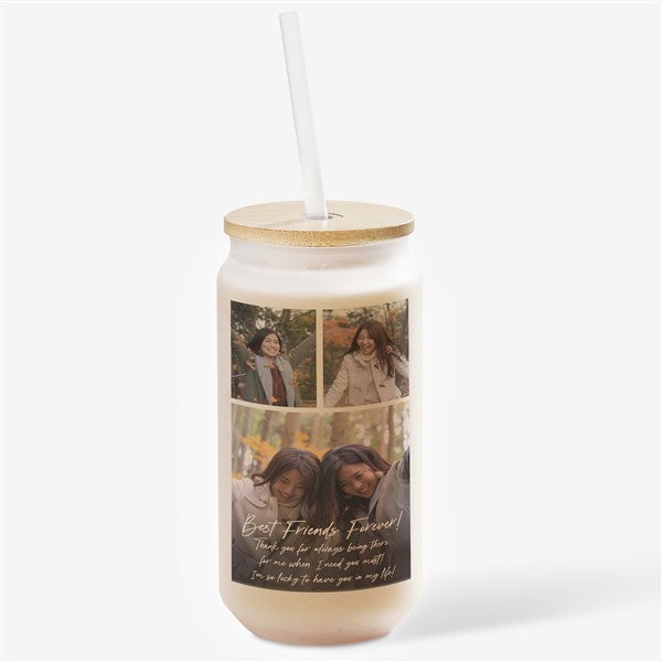 Photo Expressions For Her Personalized Frosted Iced Coffee Tumbler - 50358