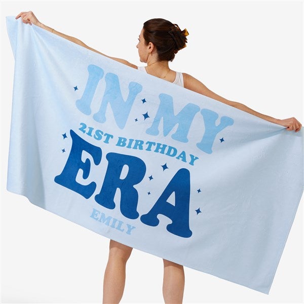 In My Birthday Era Personalized Beach Towel - 50395