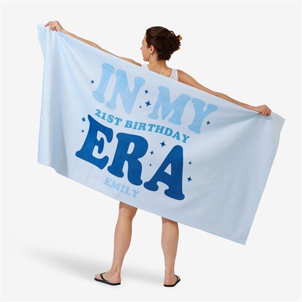 In My Birthday Era Personalized Beach Towel - 50395