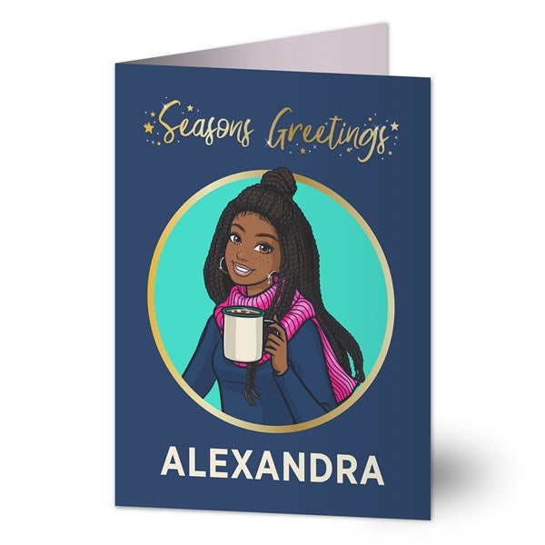 Barbie Personalized Holiday Greeting Card - 50513