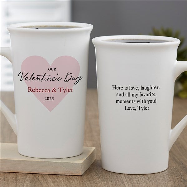 Our First Valentine's Day Personalized Coffee Mugs  - 50564