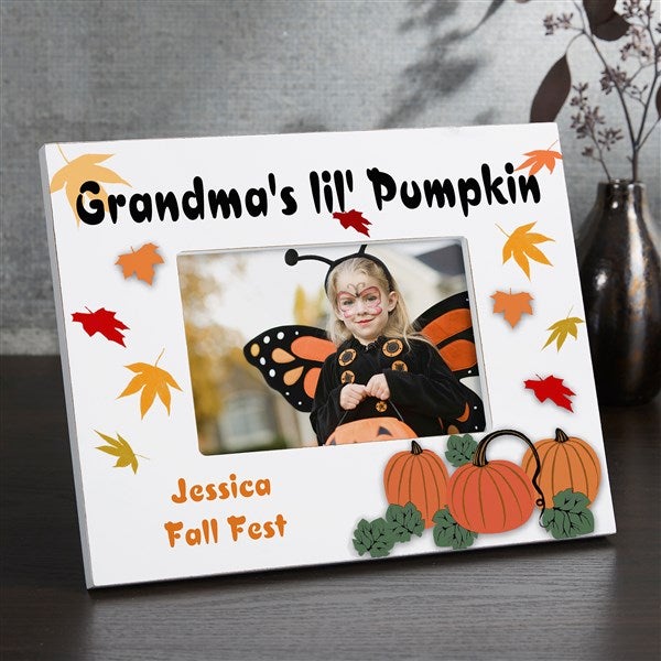 Personalized Pumpkin Patch Custom Picture Frame - 5064