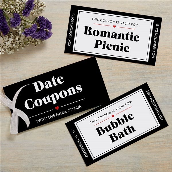 Love Coupons Personalized Romantic Coupon Booklet  - 50690