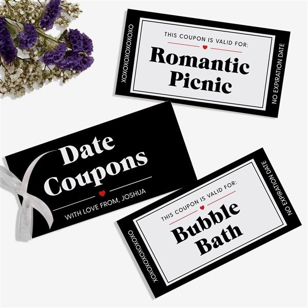 Love Coupons Personalized Romantic Coupon Booklet  - 50690