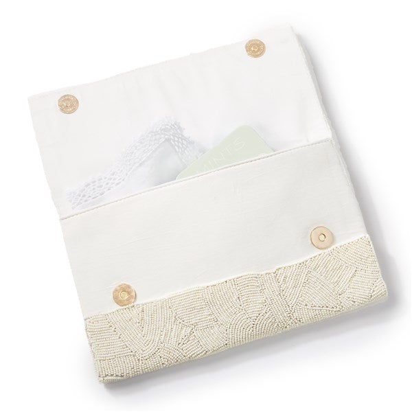 BEADED DIAMONDS CLUTCH