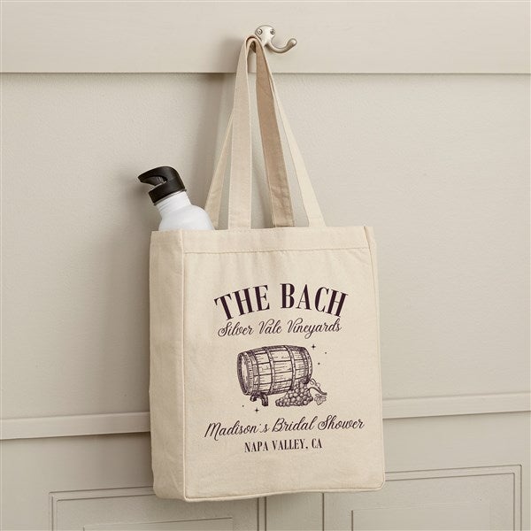 Social Club Personalized Canvas Tote Bags - 50778