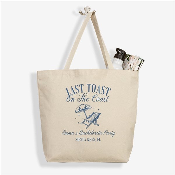 Social Club Personalized Canvas Tote Bags - 50778