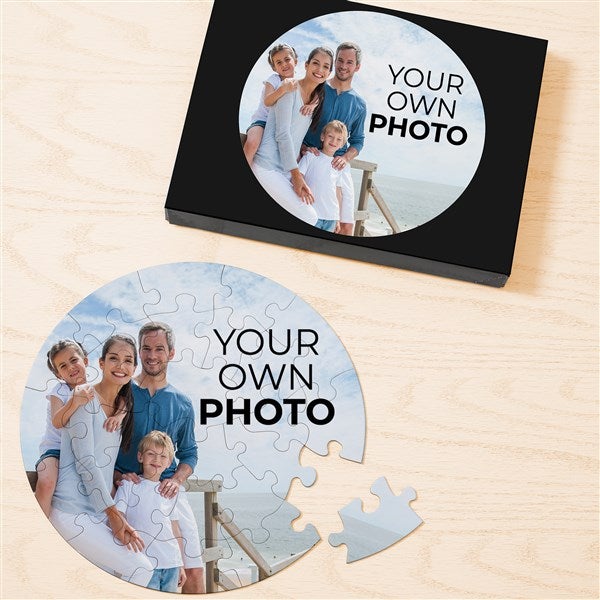 Your Own Photo Personalized Circle Photo Puzzle - 51428