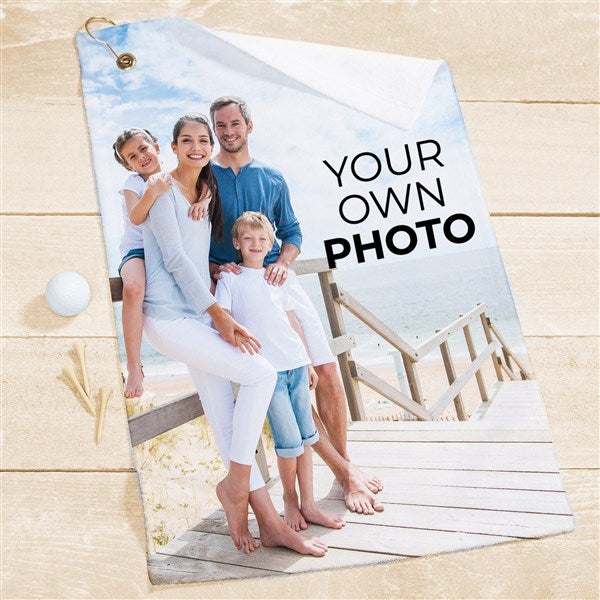 Your Own Photo Personalized Photo Golf Towel - 51446