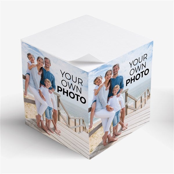 Your Own Photo Personalized Paper Photo Note Cube - 51447