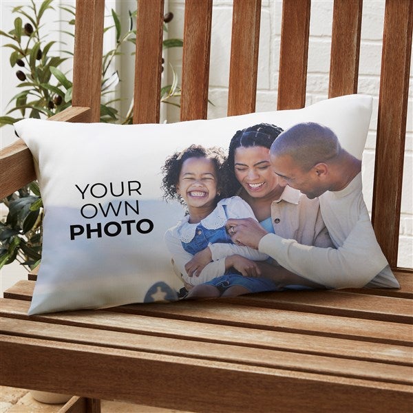 Your Own Photo Personalized Outdoor Throw Pillow - 51485