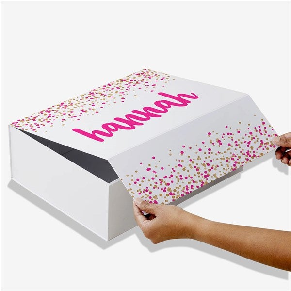 Sparkling Name Personalized Keepsake Memory Box - 51503