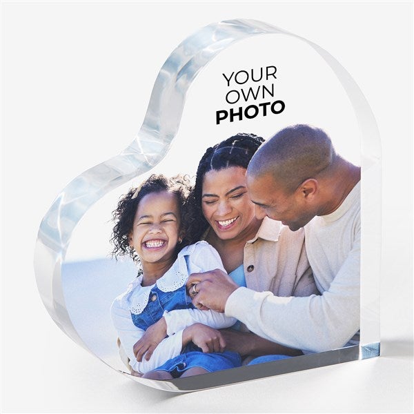 Your Own Photo Personalized Colored Heart Keepsake - 51547