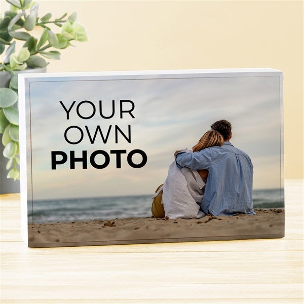 Your Own Photo Personalized Rectangle Shelf Blocks - 51558