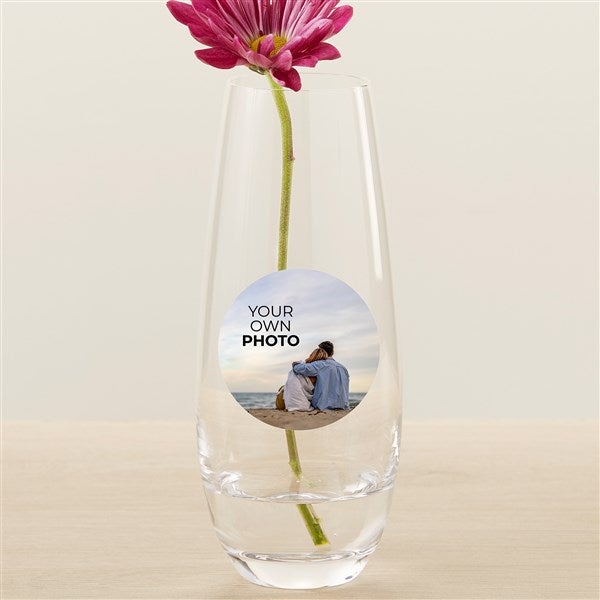 Your Own Photo Personalized Printed Bud Vase - 51573
