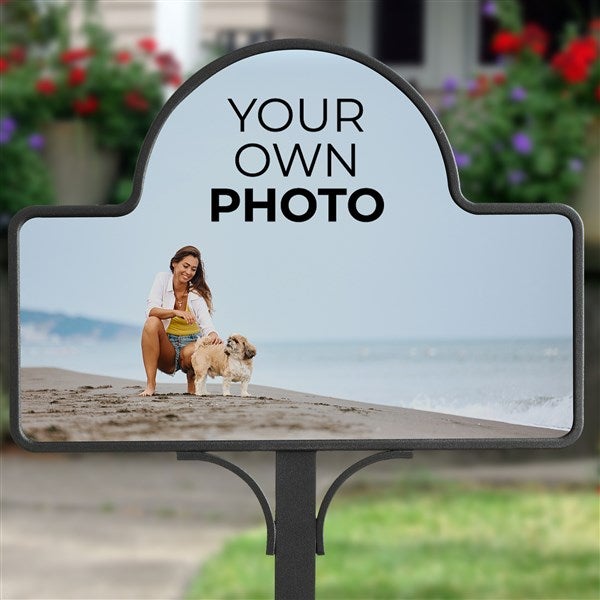 Your Own Photo Personalized Magnetic Garden Sign - 51585