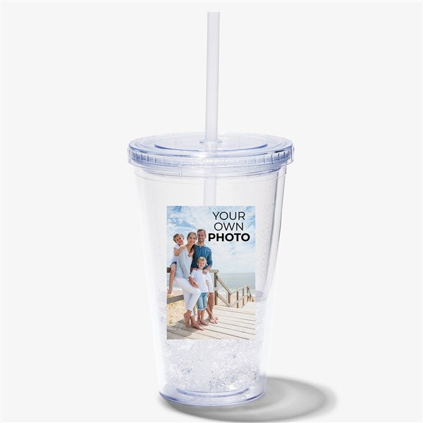 Your Own Photo Personalized 17 oz. Insulated Acrylic Tumbler - 51628