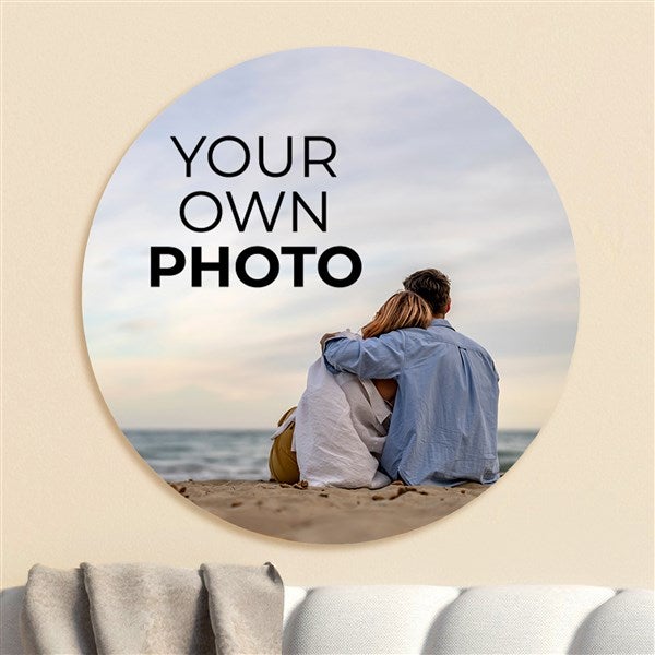  Your Own Photo Personalized Round Wood Signs - 51639