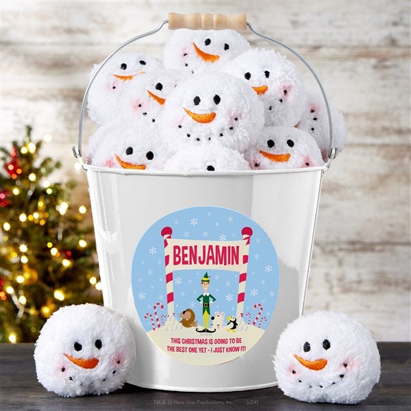 Elf Movie Personalized Treat Bucket  - 51727