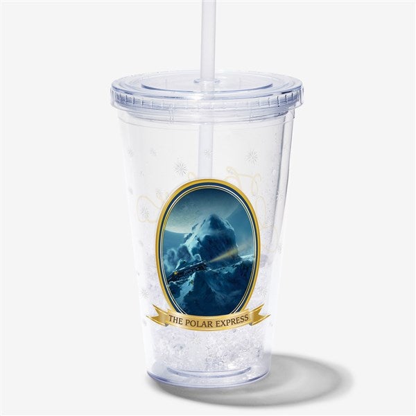 Polar Express Personalized Christmas Acrylic Tumbler  - 51741
