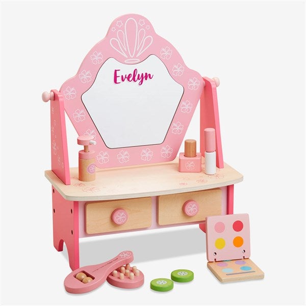 Personalized Girls Toy Vanity Spa Set  - 51824