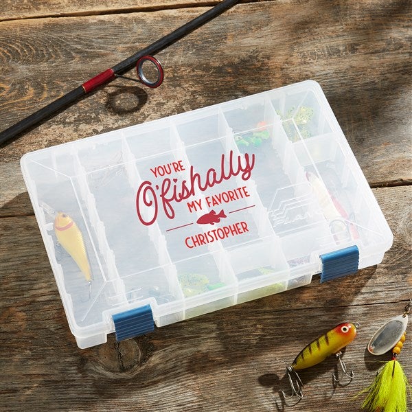 O'Fishally My Favorite Personalized Plano Tackle Fishing Box  - 51947