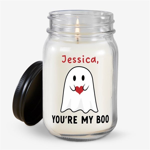 You're My Boo Personalized Farmhouse Candle Jar - 51967