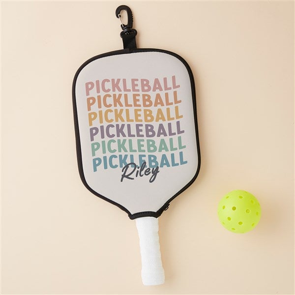Pastel Personalized Pickleball Paddle Cover  - 51980