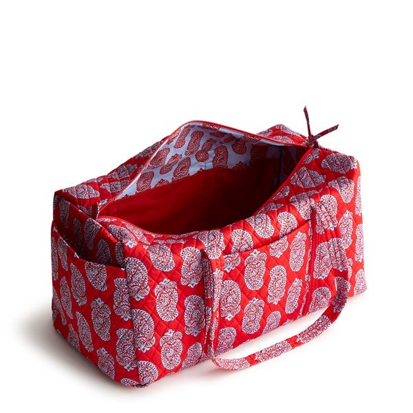 Vera Bradley Embroidered Large Original Duffel Iconic Paisley Goji ...