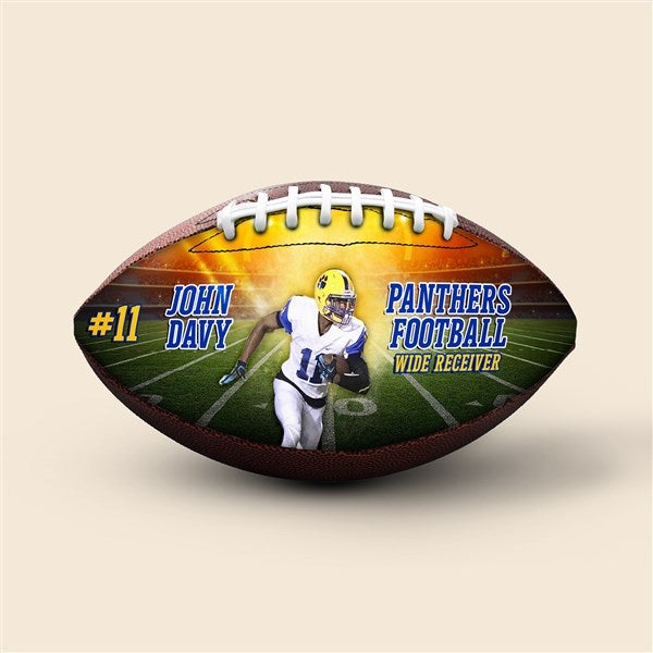 Personalized Photo Football - Burst - 52080D