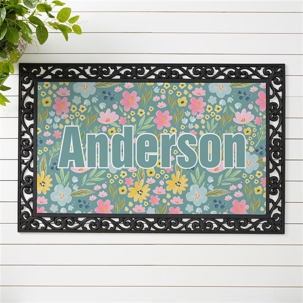 Spring Bloom Personalized Doormats - 52382