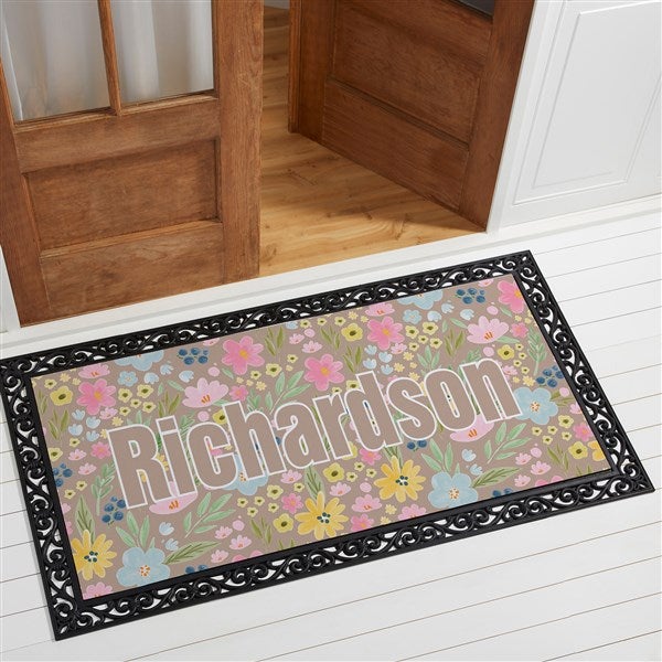 Spring Bloom Personalized Doormats - 52382