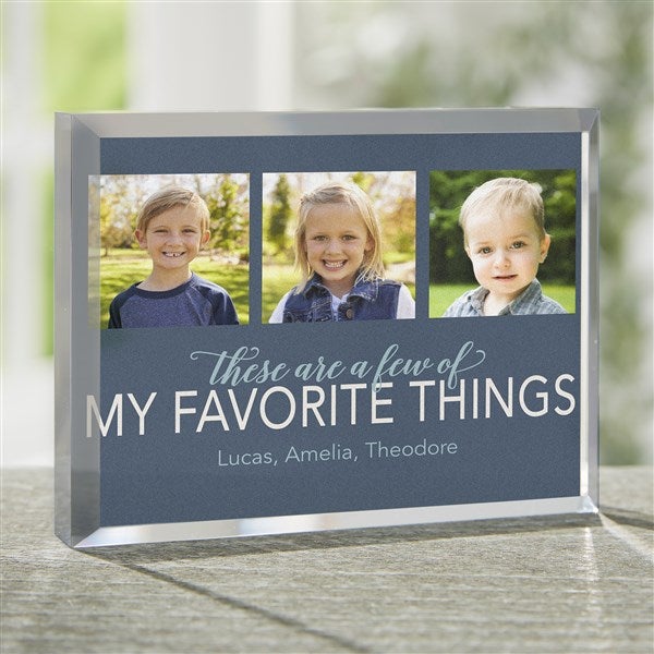 My Favorite Things Personalized Acrylic Photo Keepsake Gift - 52546