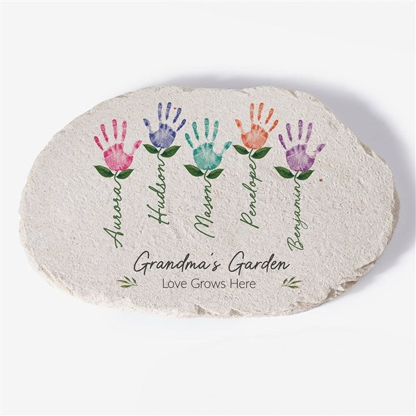 Handprint Art Personalized Garden Stone for Mom - 52593