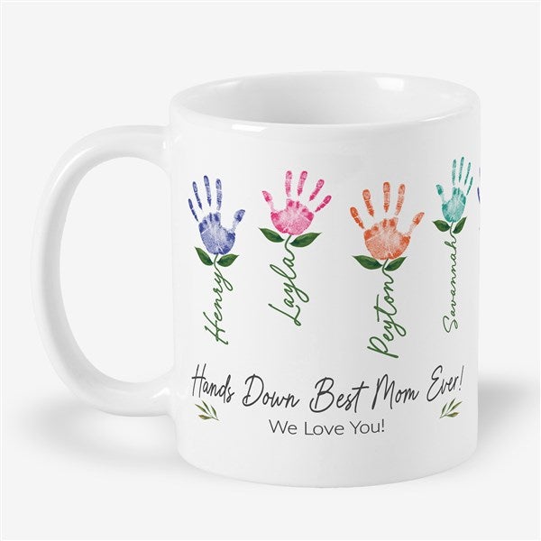 Family Handprint Art Personalized Coffee Mug - 52597