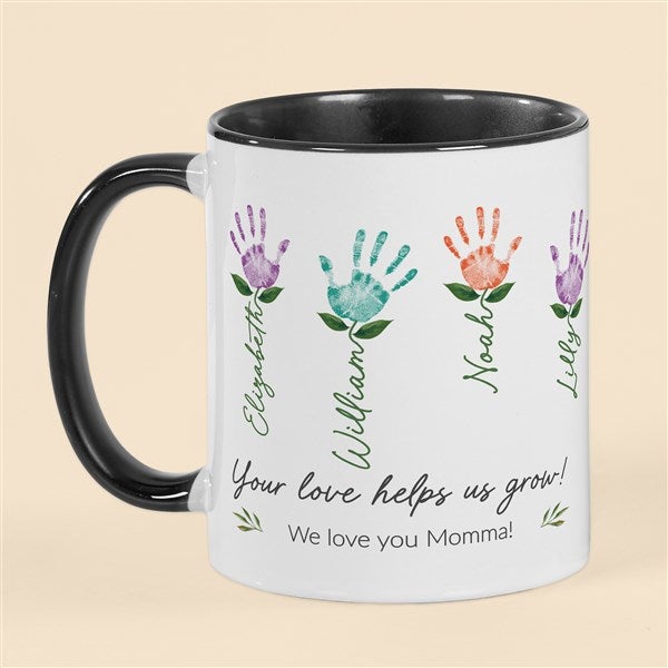 Family Handprint Art Personalized Coffee Mug - 52597