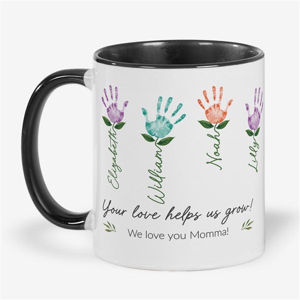 Family Handprint Art Personalized Coffee Mug - 52597