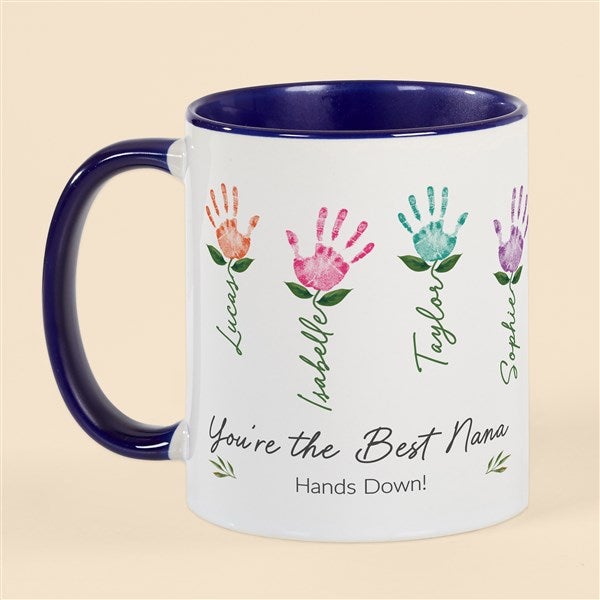 Family Handprint Art Personalized Coffee Mug - 52597