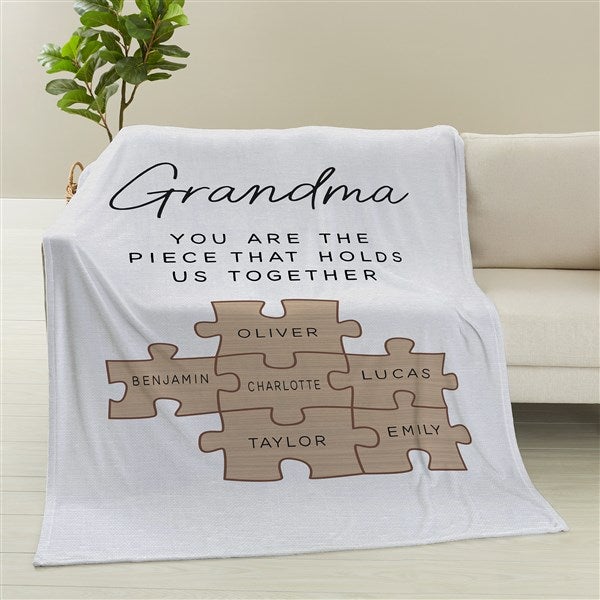 Her Puzzle Pieces Personalized Blankets  - 52604
