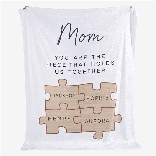 Her Puzzle Pieces Personalized Blankets  - 52604